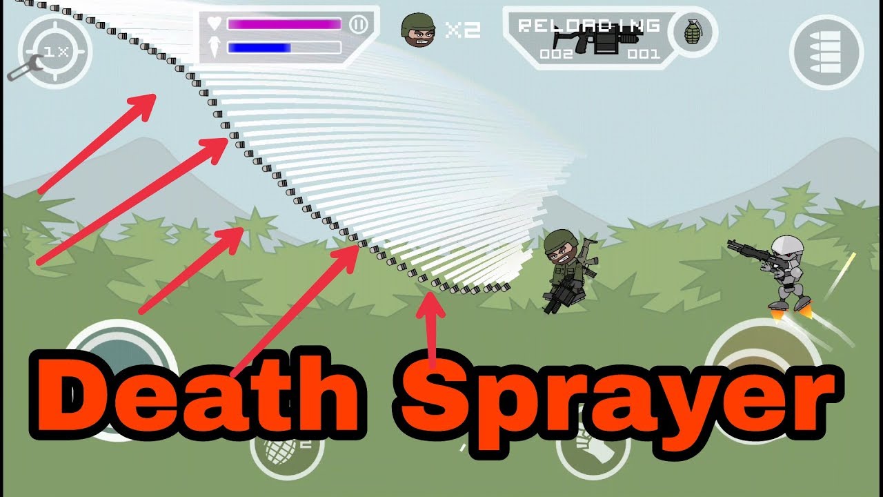 Mini Militia Death Sprayer