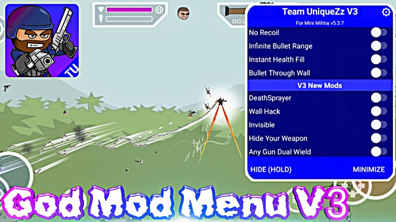 Mini Militia Fly Through Walls mod apk 1725385490